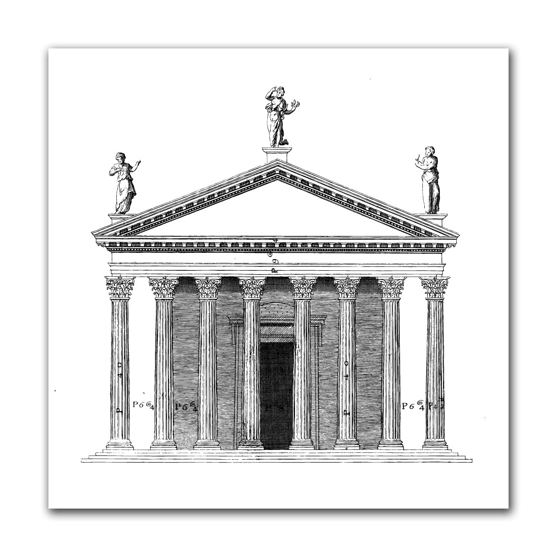 Temple 40×40